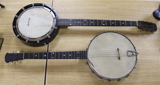 Two banjos